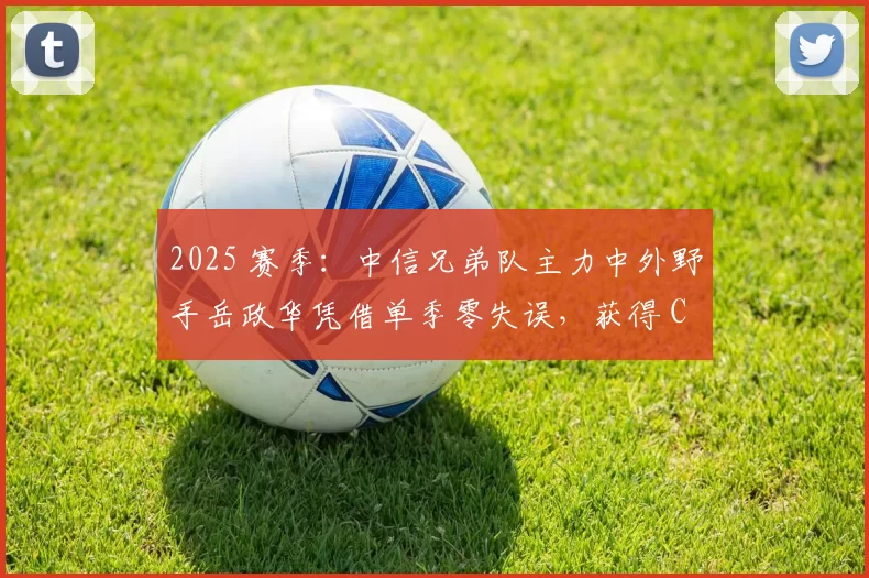 2025 赛季：中信兄弟队主力中外野手岳政华凭借单季零失误，获得 CPBL 金手套奖