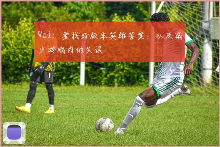 Wei：要找好版本英雄答案，以及减少游戏内的失误